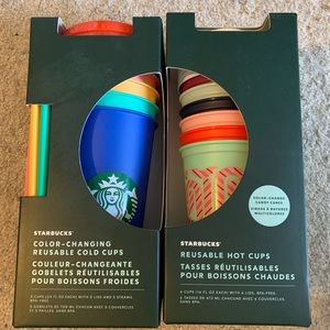 💕Starbucks Candy Cane Hot Cups & Colour Changing Cold Cups 💕